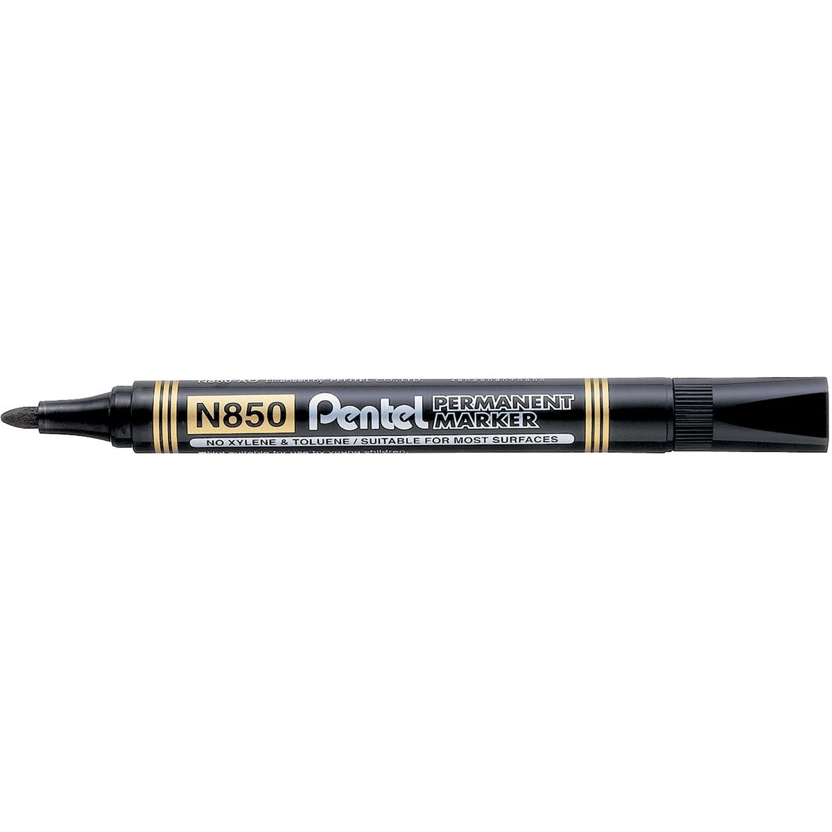 Pentel - permanente marker N850-A, zwart