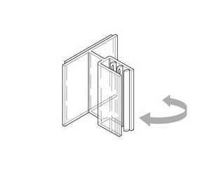 Klika - SuperGrip Swing Signholder 25mm -2mm-