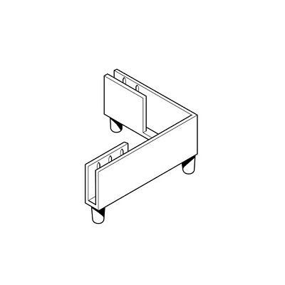 Klika - Base espositiva in plastica bianca 3 pezzi