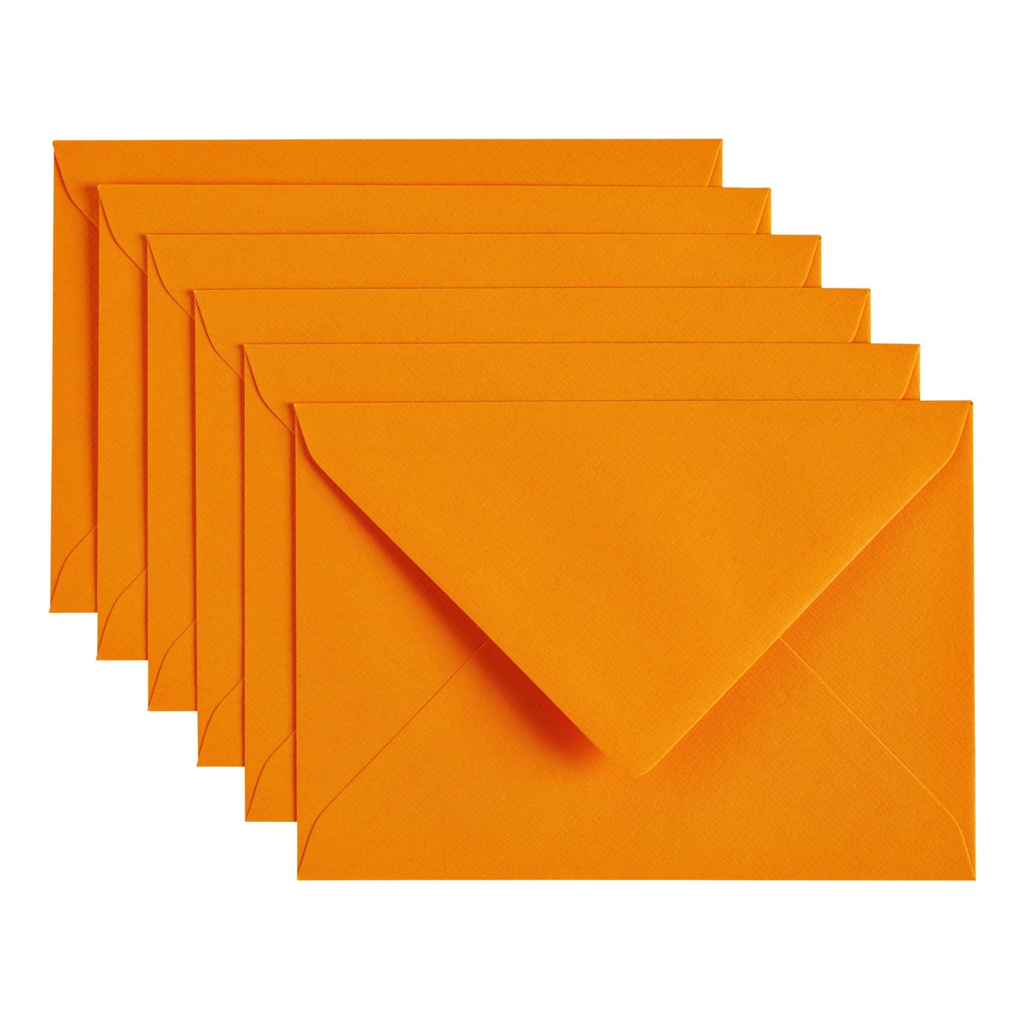 Papicolor - Busta C6 114x162mm arancione confezione da 6 pezzi