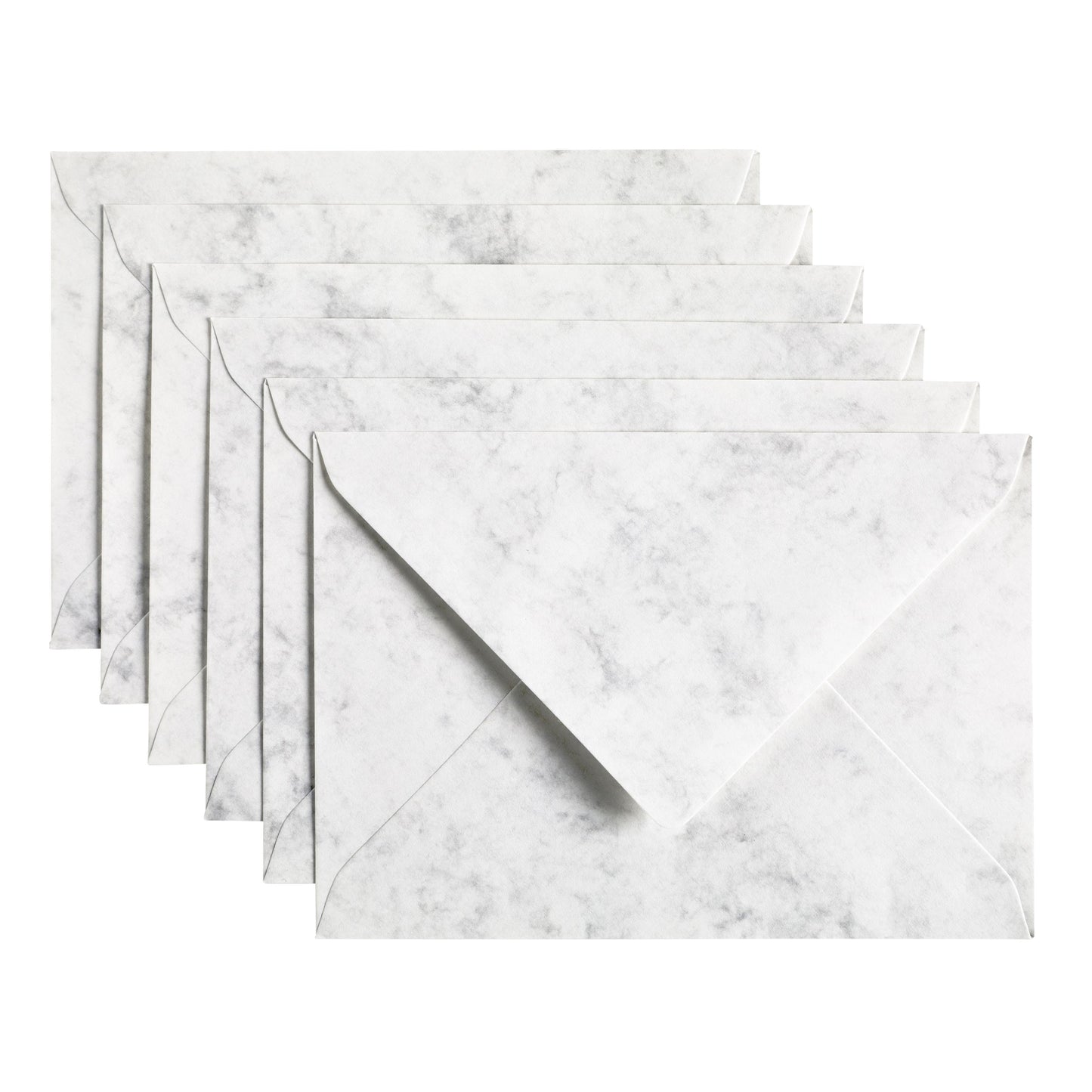 Papicolor - Envelop c6 114x162mm marble grijs