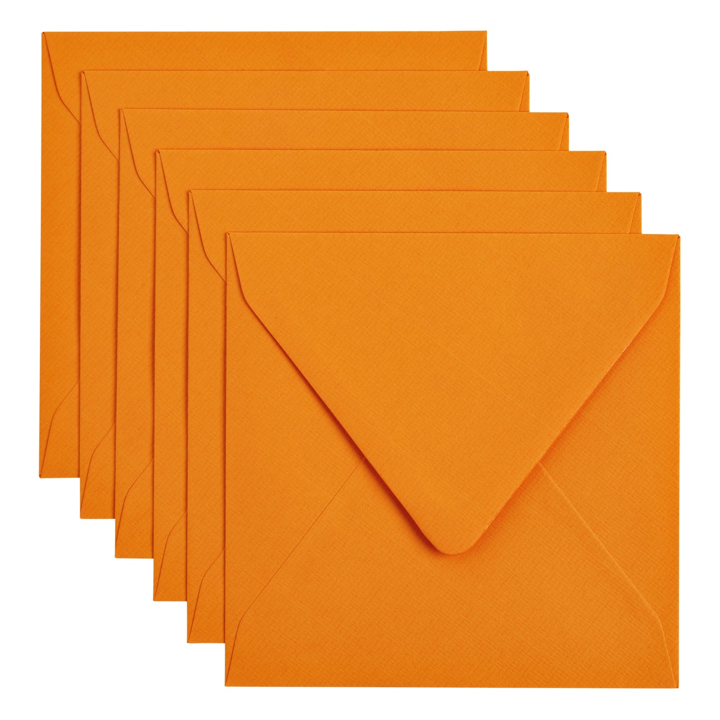 Papicolor - Enveloppe 140x140mm orange pack de 6 pièces