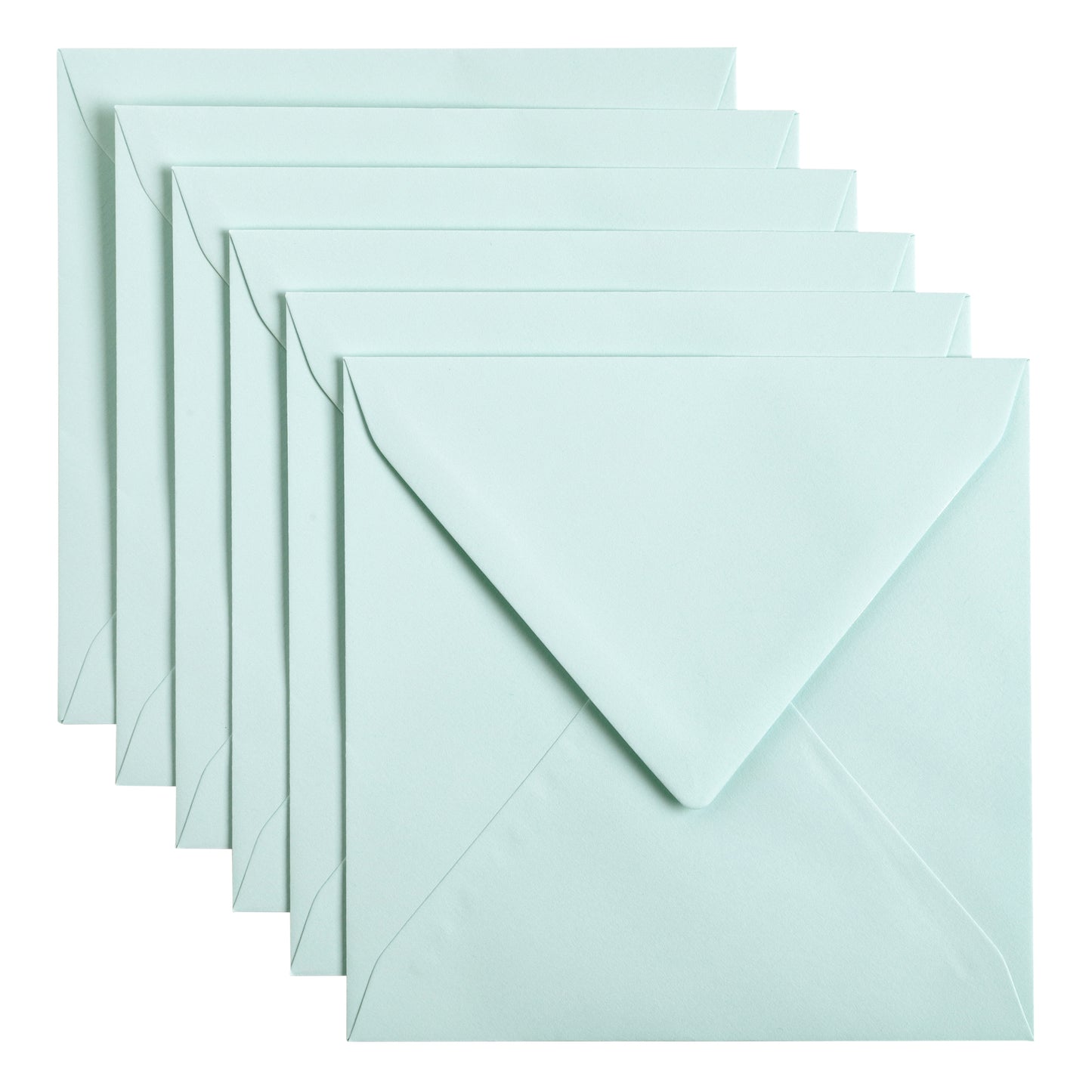 Papicolor - Enveloppe 140x140mm vert d'eau pack de 6 pièces