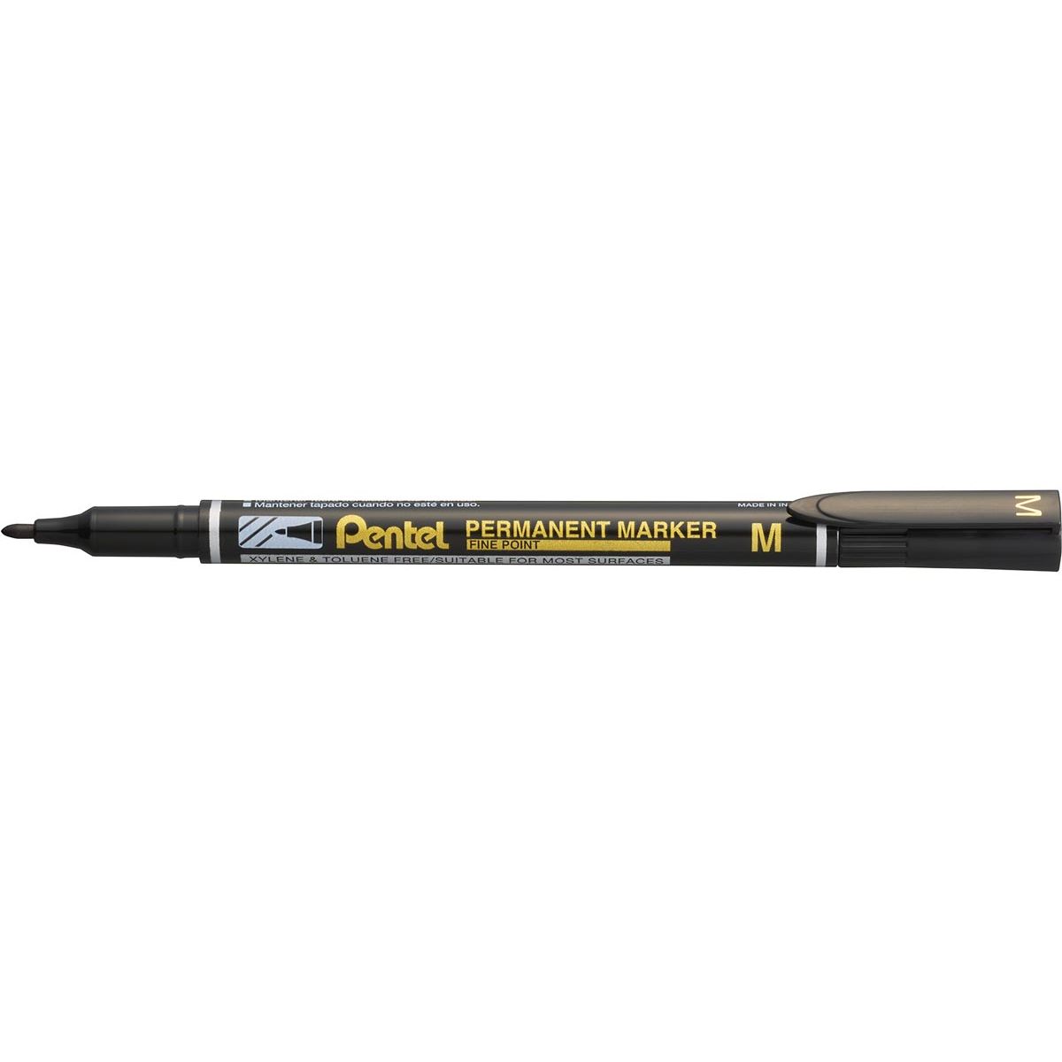 Pentel - permanente marker NM470-A, zwart