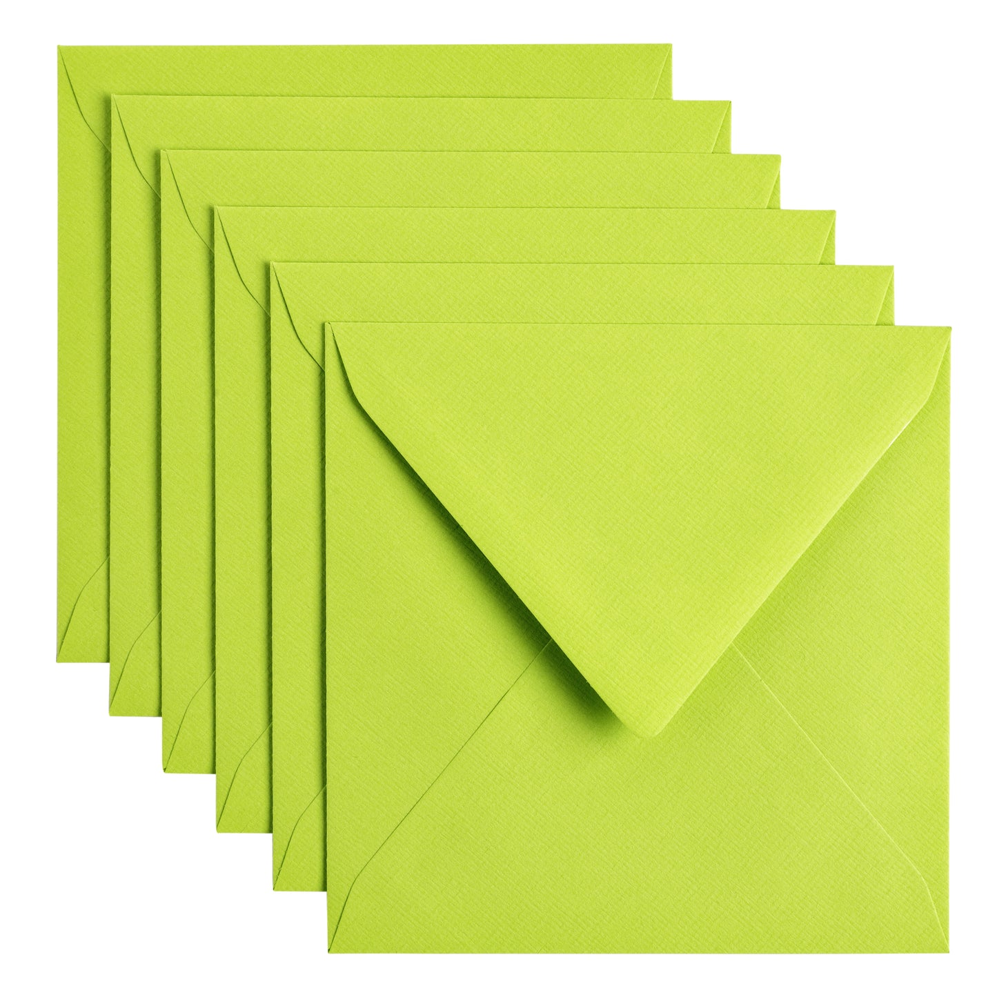 Papicolor - Busta 140x140mm verde mela confezione da 6 pezzi