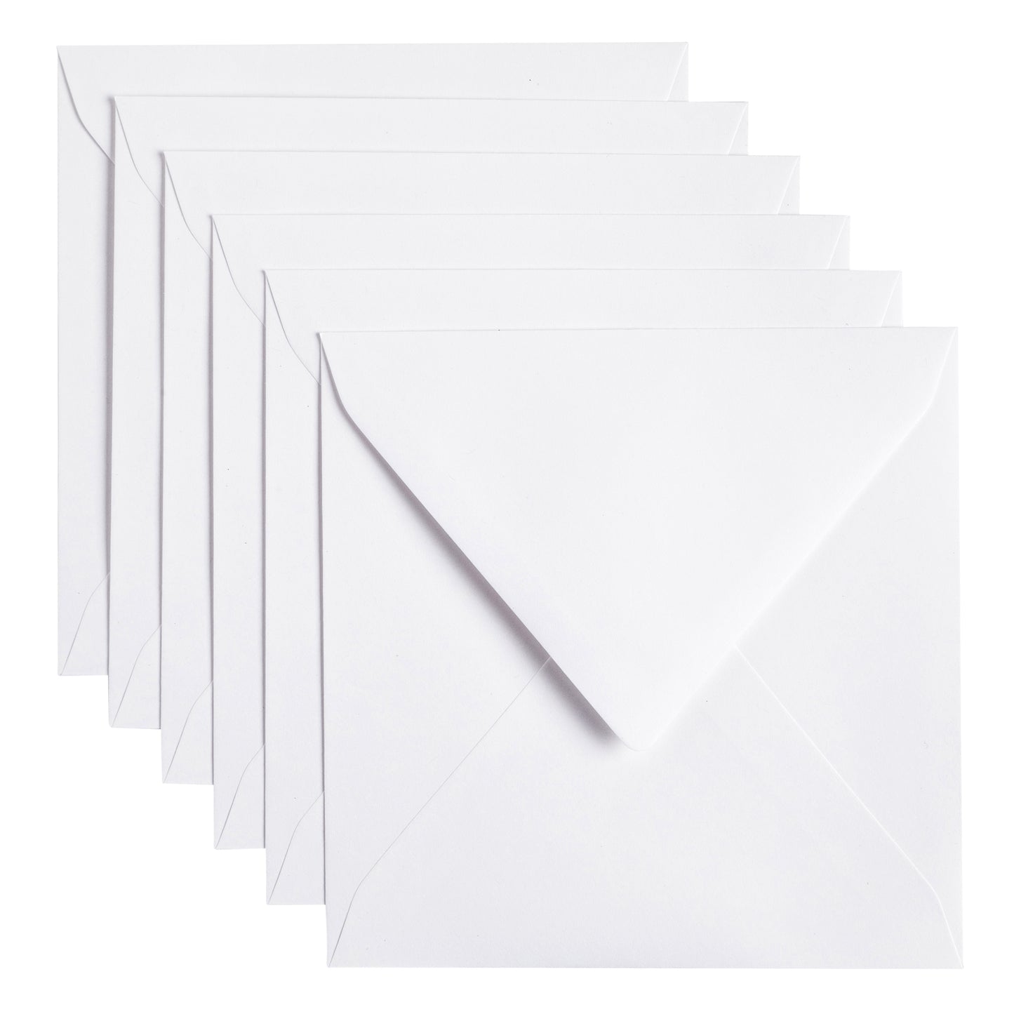 Papicolor - Enveloppe 140x140mm kraft blanc pack de 6 pièces