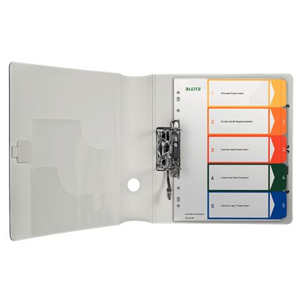 Leitz - PC Printable Project Indexes 5 Tabs