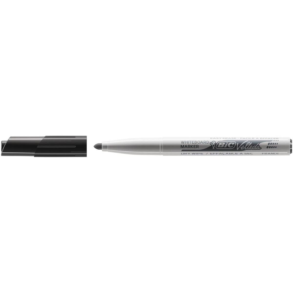 Bic - rotulador para pizarra blanca Velleda 1741 negro