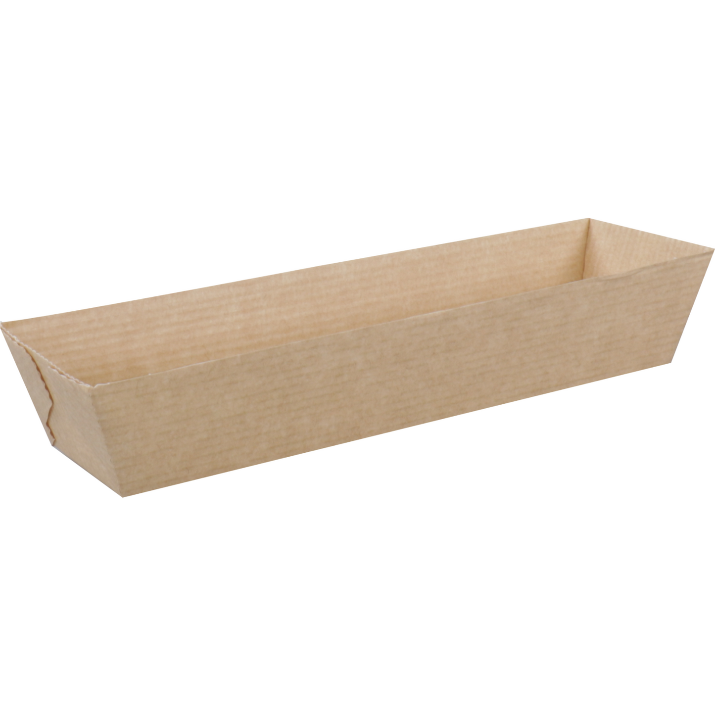 Depa - Bak | Ersatzpapier | A16 | Golfpapieren snacklijn | snackbak | 168x40x33mm | bruin | 400 stuks