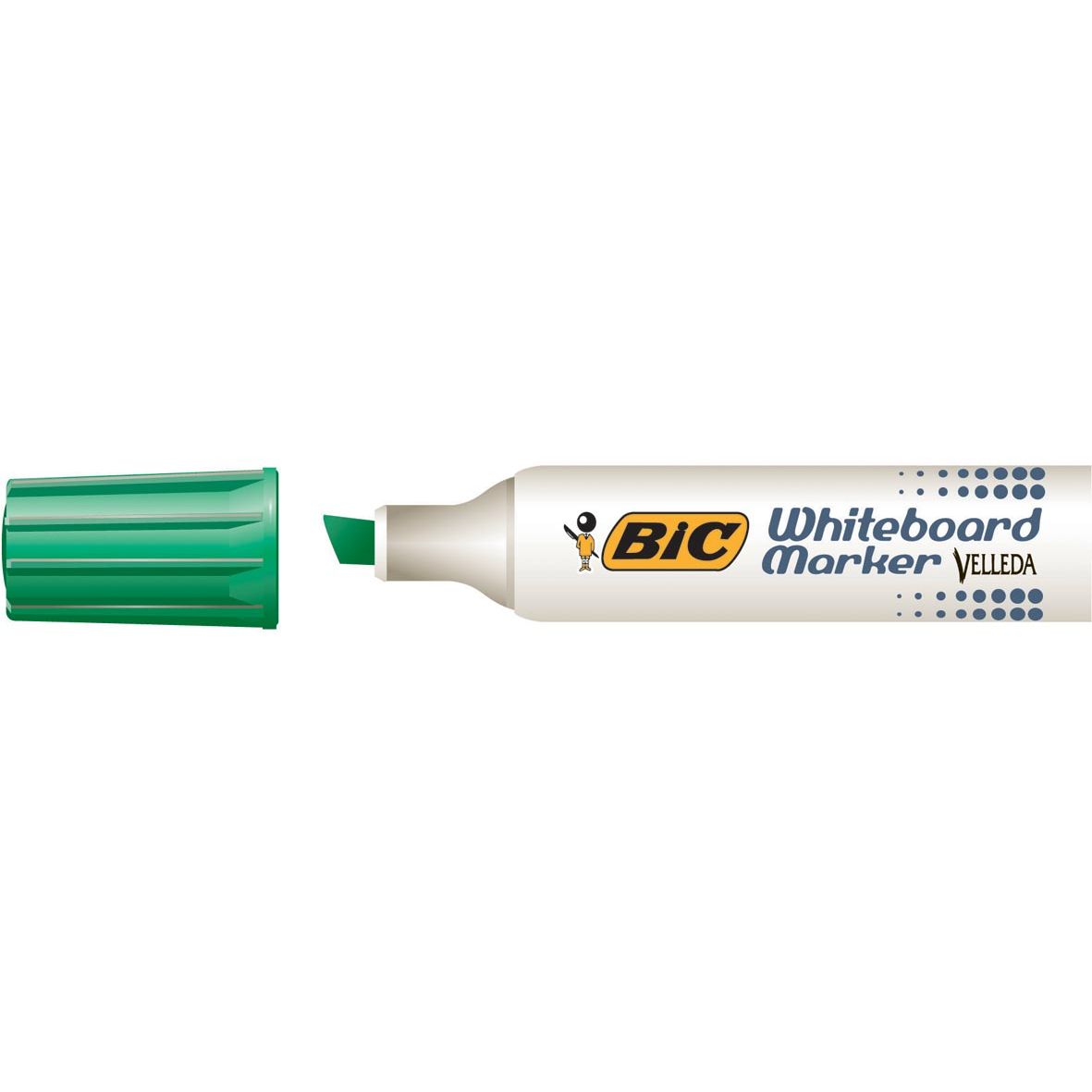 Bic - Pennarello per lavagna Velleda 1781 diagonale grande verde
