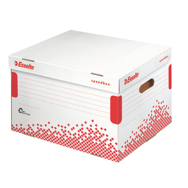 Esselte - Aufbewahrungs- und Transportbox Speedbox 392x301x334mm weiß