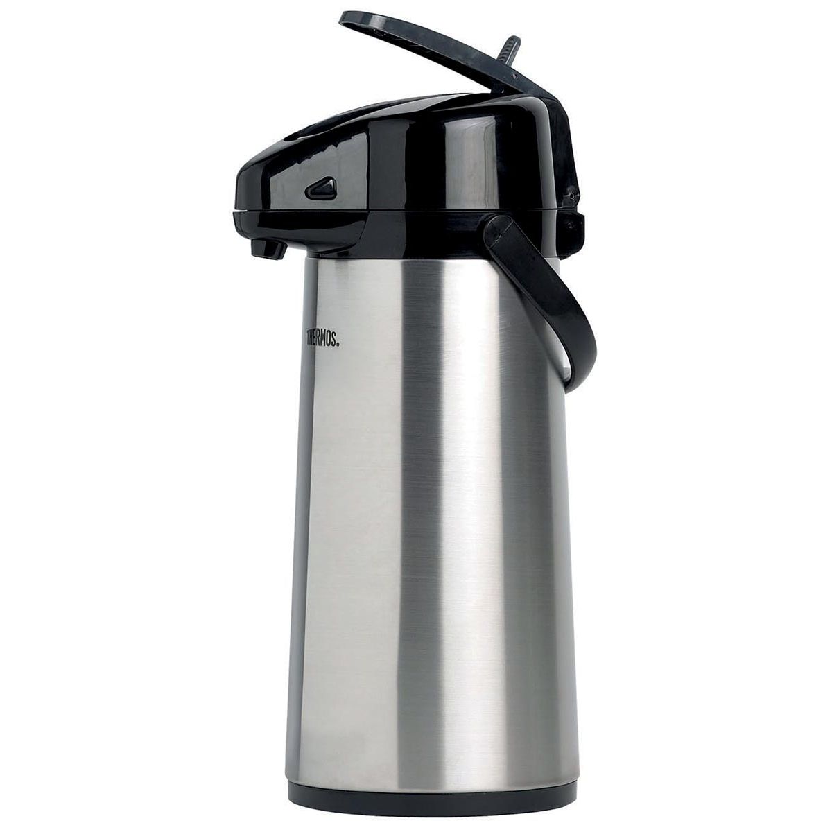 Thermos - insulated jug with pump, stainless steel