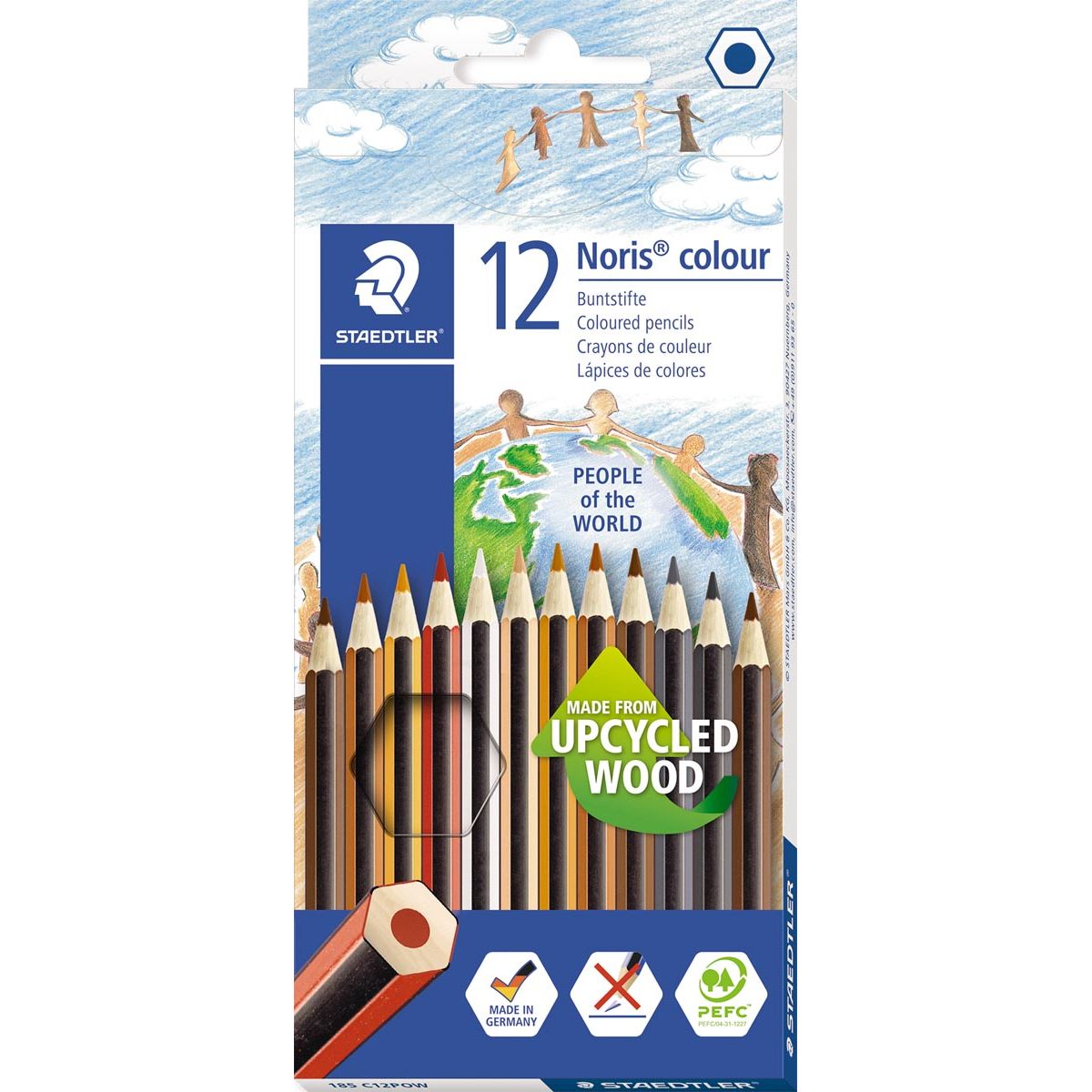Staedtler - kleurpotlood Noris Club People Of The World 12 kleurpotloden