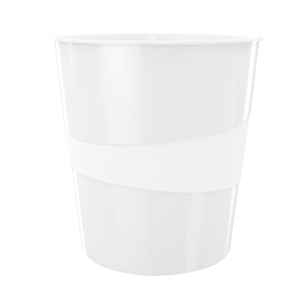 Leitz - WOW Waste Bin Kunststof Wit