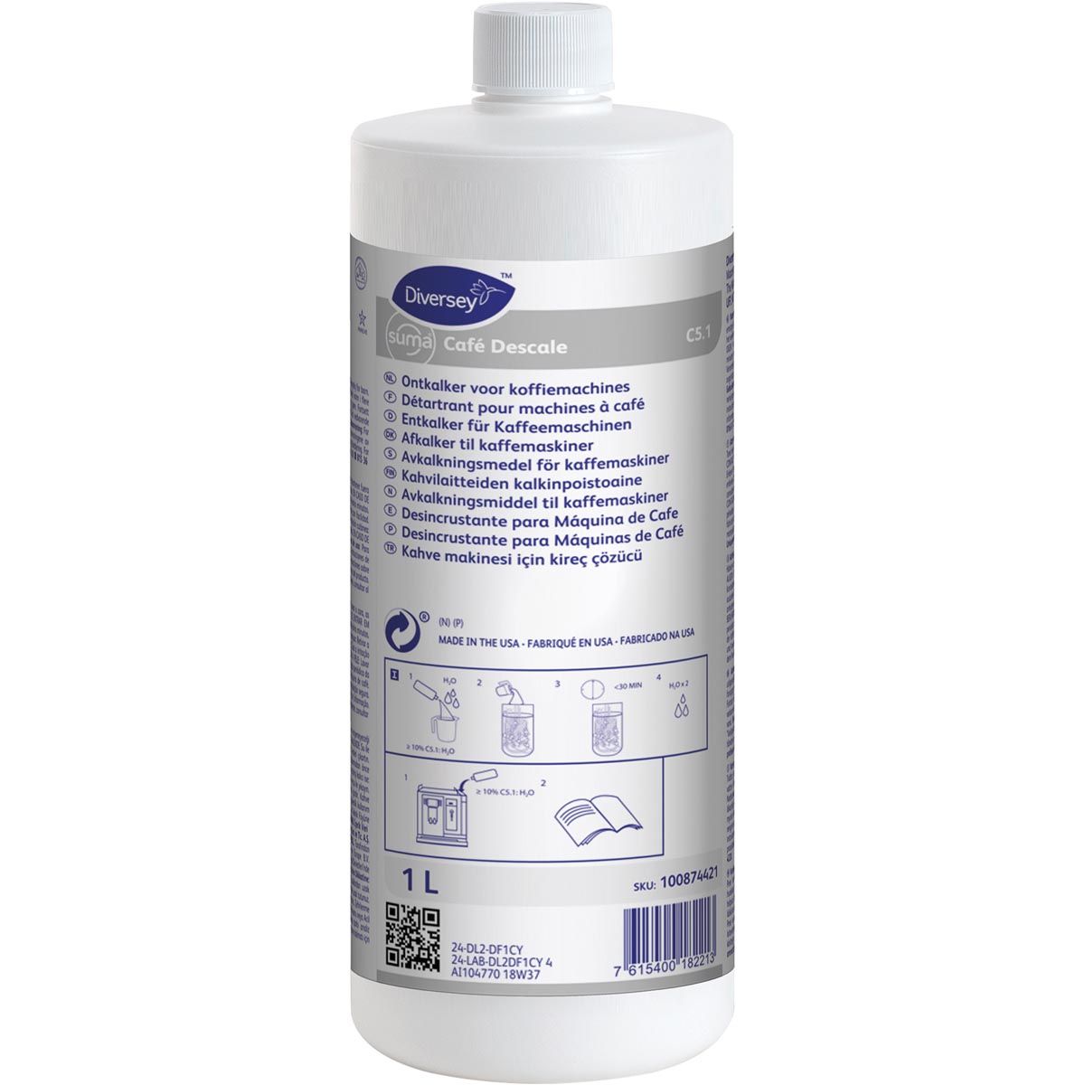 Diversey - descaler for coffee machines, 1 liter bottle