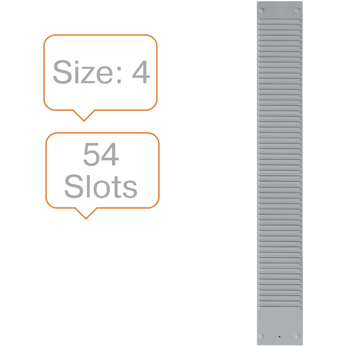 Nobo - planbordpaneel index 4, 54 vakjes, ft 96 x 12,8 cm