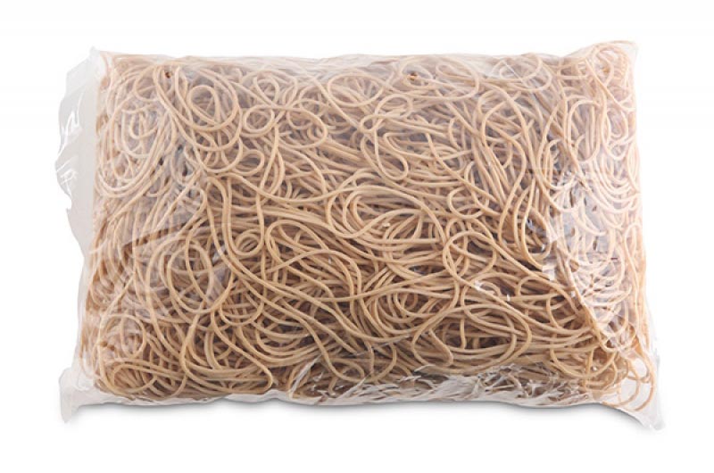 OFFICE products - elastieken breedte 1,5 mm, lengte 100 mm, zak van 1 kg