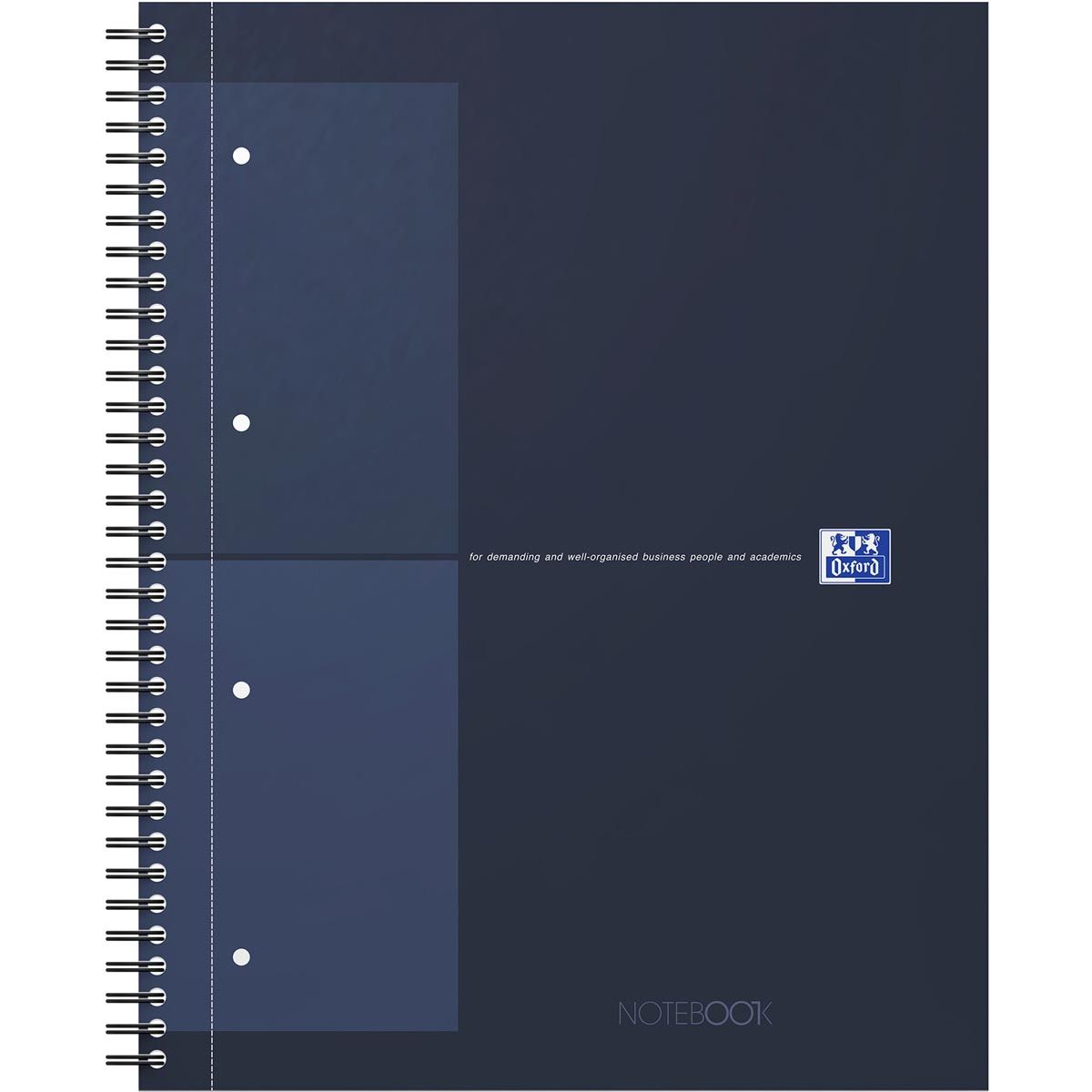 Oxford - INTERNATIONAL Notebook Actie 30 jaar, 160 bladzijden, ft A4+, geruit 5 mm, blauw