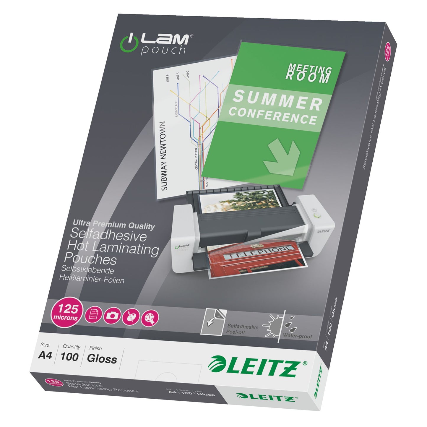 Leitz - 16925 laminatorzak 100 stuk(s)
