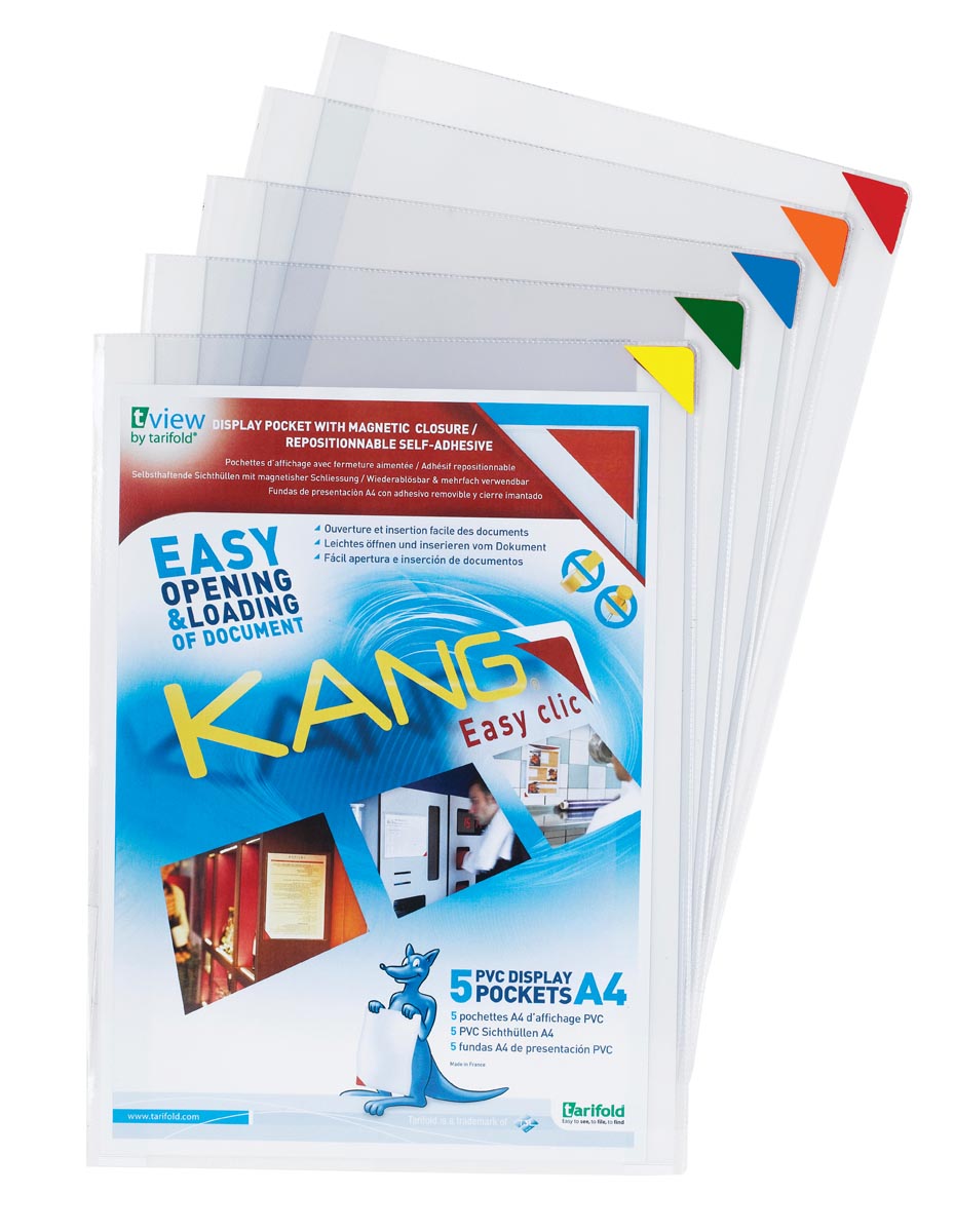 Tarifold View - Tasche Kang Easy Clic Ecken in verschiedenen Farben