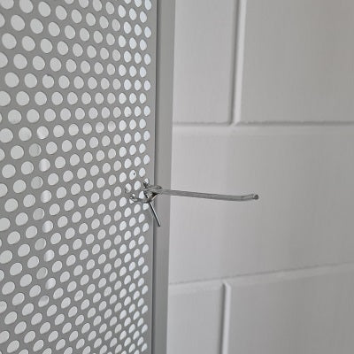 Klika - Gancio per tavola singolo 100 mm 3,4 mm larghezza 15 mm