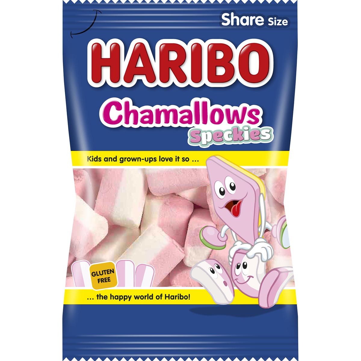 Haribo - Chamallows Speckies, zakje van 175 g