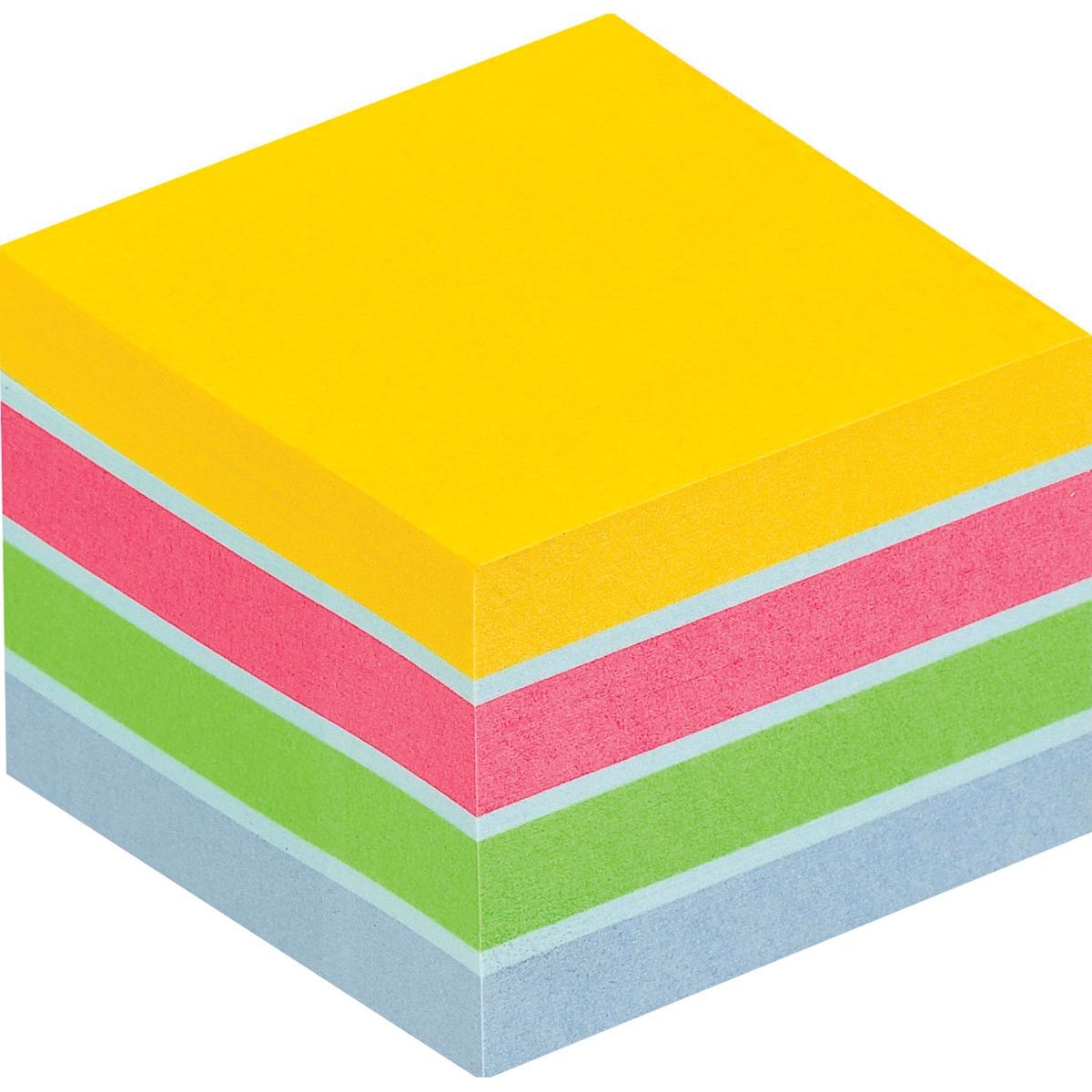 Notas post-it - Memo pad 2012 51x51mm cubo ultra surtido