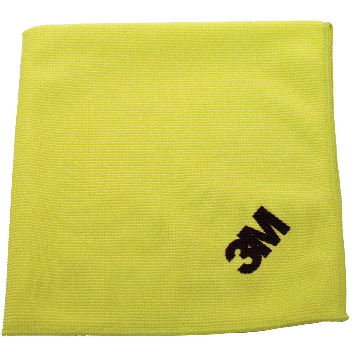3M - Chiffon microfibre -Brite Essential 360x360mm jaune 10 pièces