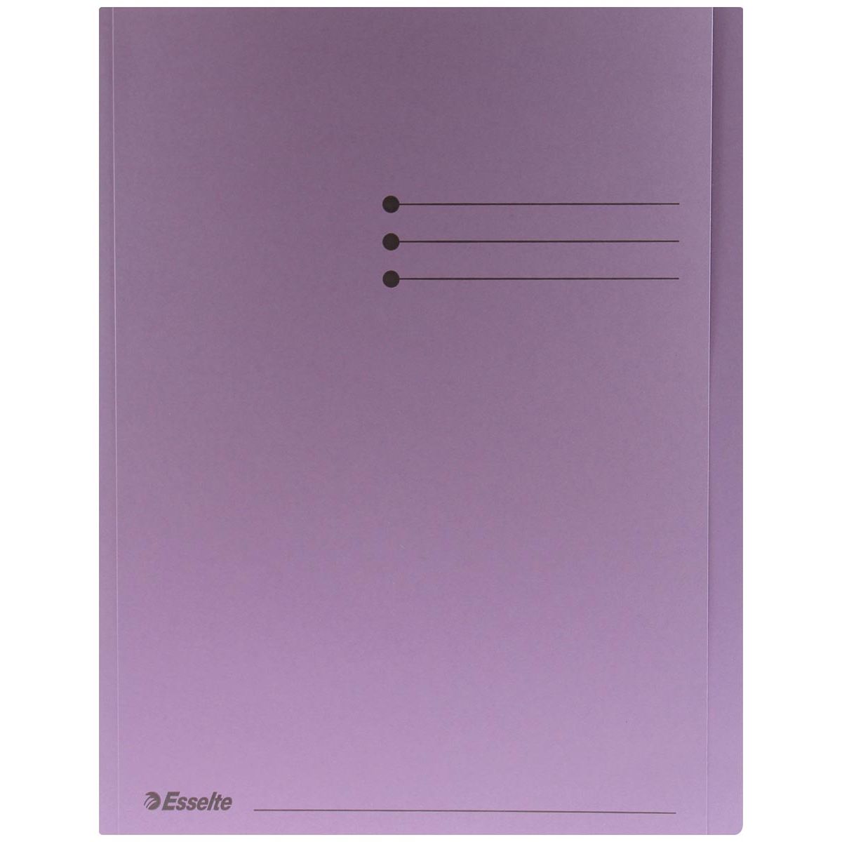 Esselte - Folding folder A4 with foldover manila 180gr purple