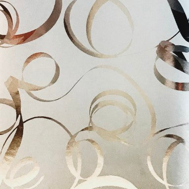 Klika - Papel de regalo Papel de regalo Cinta plateada metalizada plata mate 30 cm