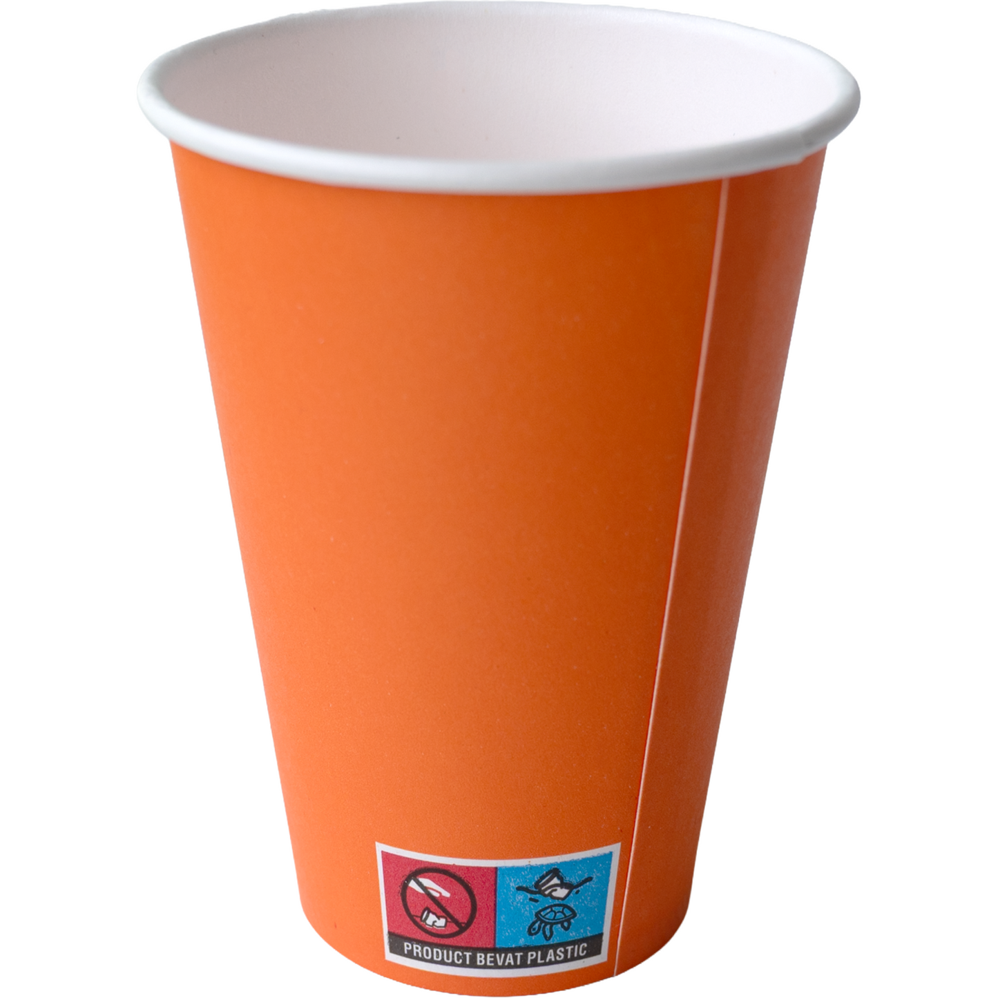 Klika - Kartonnen beker Oranje 180ml | 2500 stuks