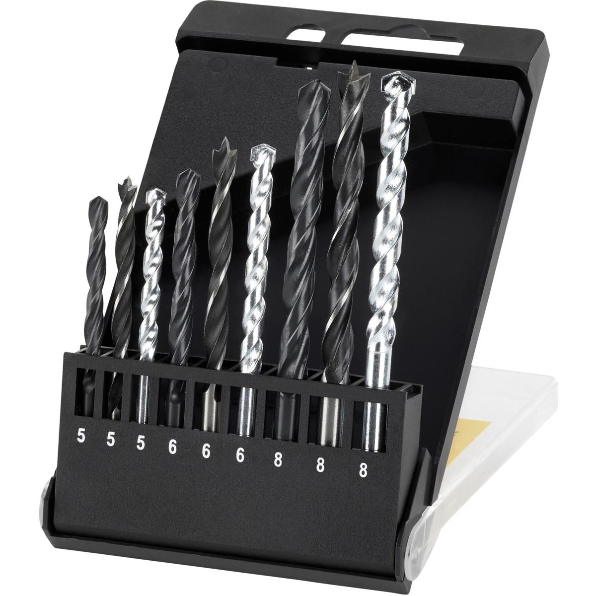 Klika - Set di punte Irwin da 9 pezzi metallo legno pietra