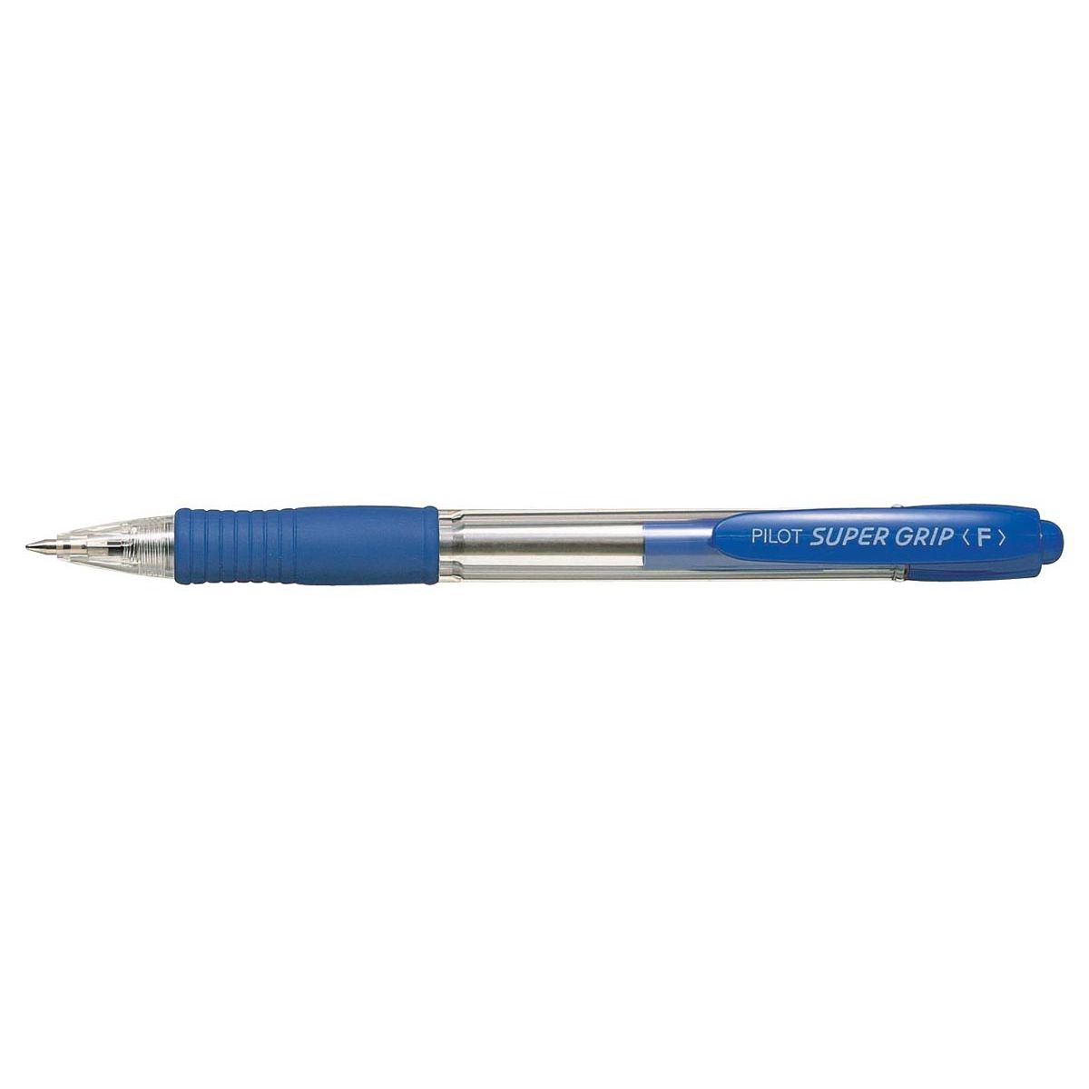 Pilot - Stylo à bille Super Grip bleu