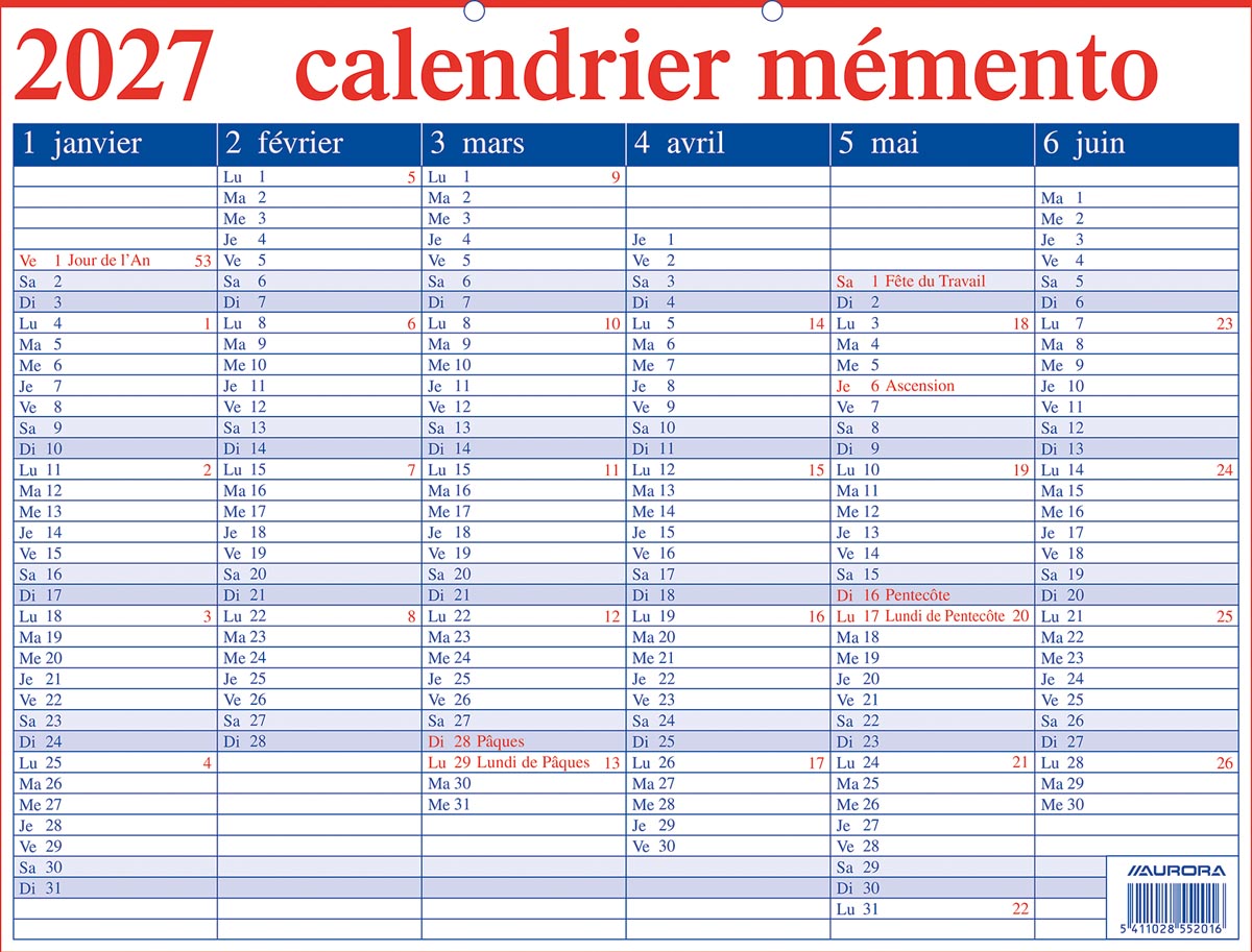 Aurora - Memento 20 francese, 2026