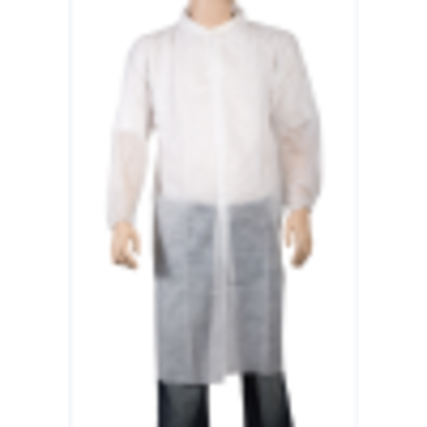 ComFort - Bezoekersjas | XL | klittenband | PP | wit | 50 stuks