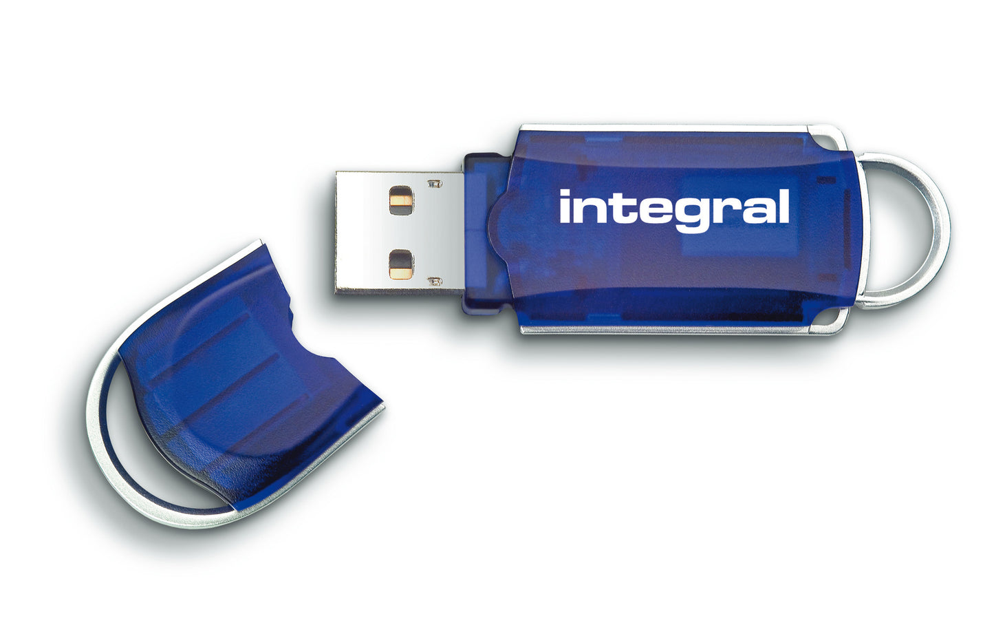 Integral - INFD128OUR USB flash drive 128 GB USB Type-A 2.0 Blauw, Zilver