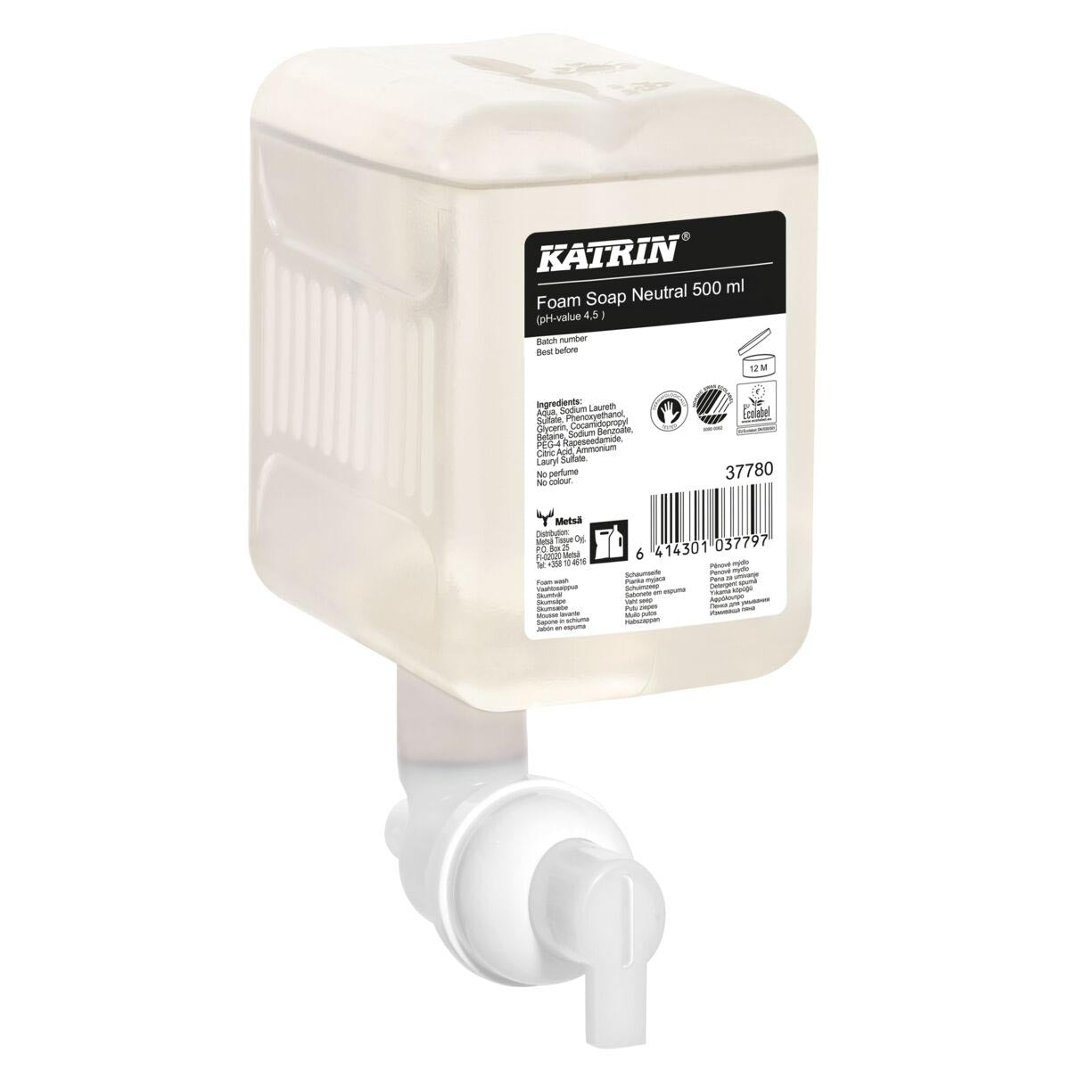 Katrin - Sapone per le mani Schiuma pulita 500ml 37780