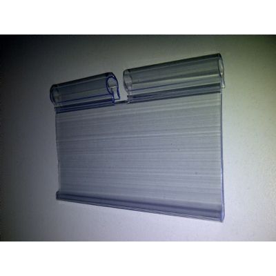 Klika – Scan-Abdeckung 39 x 80 mm transparent für Drahtkorb