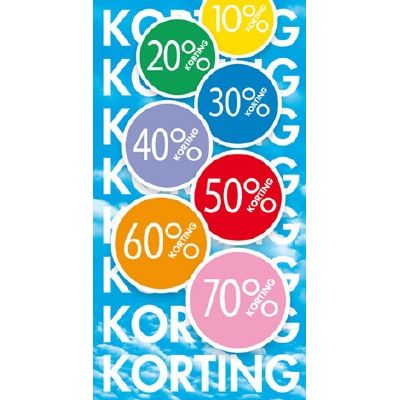 Klika - Tema biglietto vetrina SCONTO dal 10% al 70% 20 pezzi
