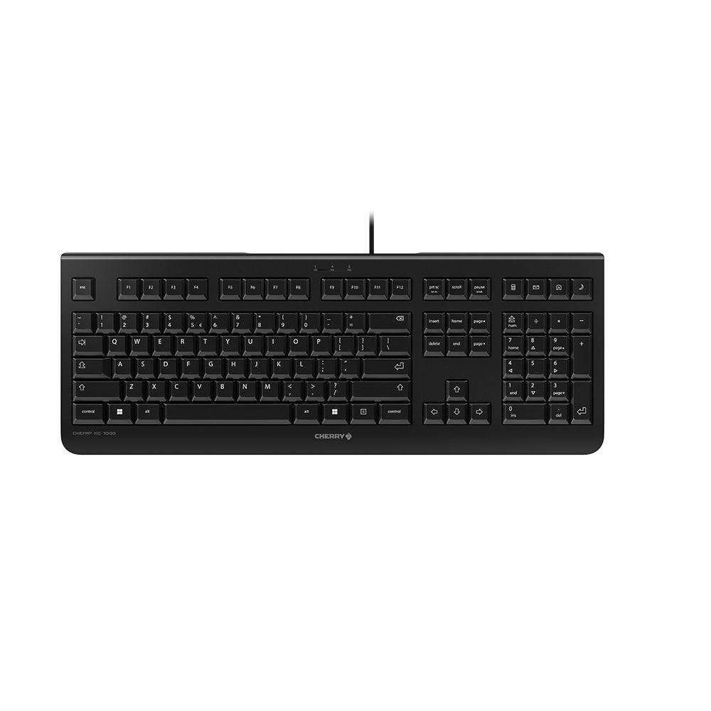 CHERRY - KC 1000 toetsenbord Kantoor USB QWERTY Amerikaans Engels Zwart
