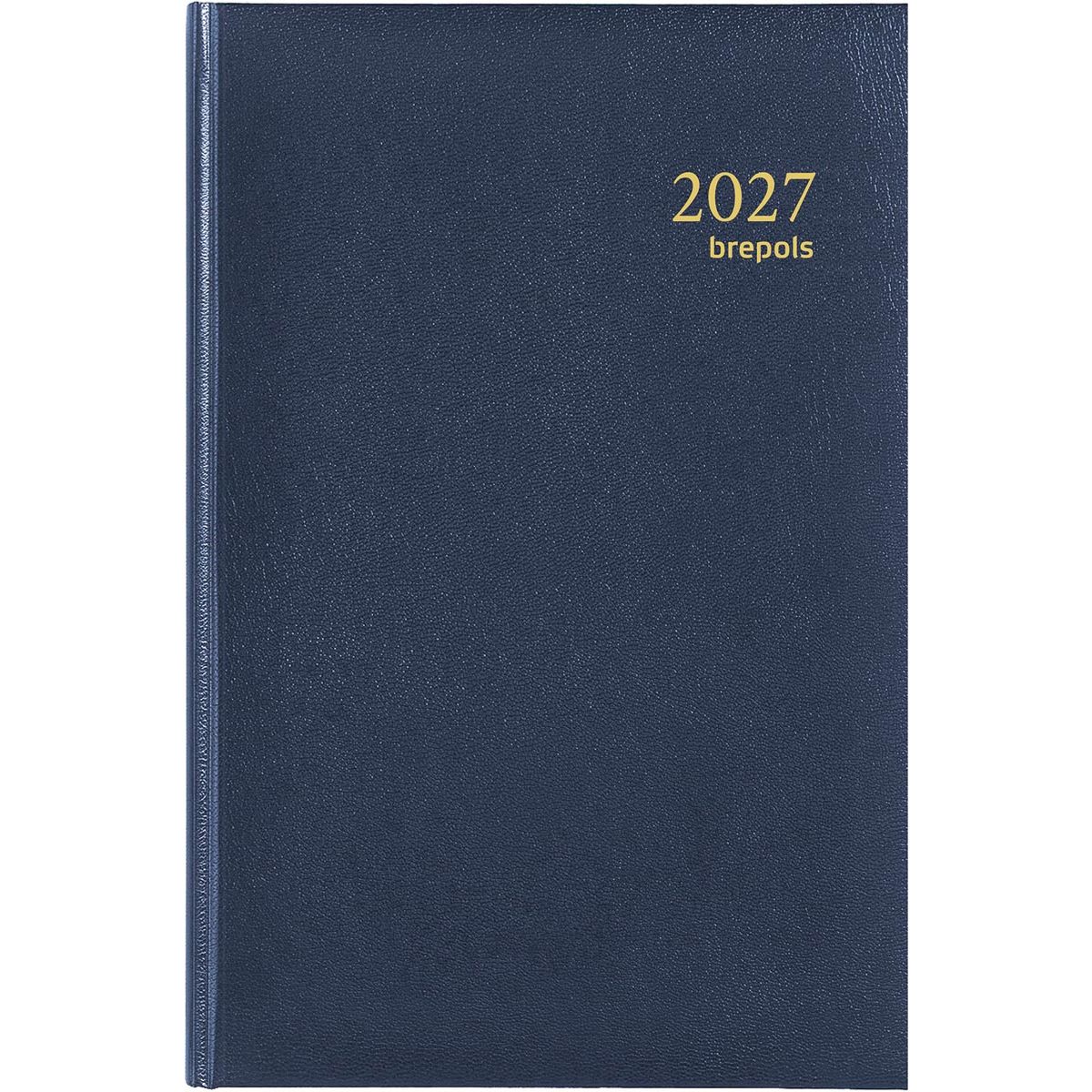 Brepols - Agenda 2026 Saturn Luxury 1 jour/1 page bleu