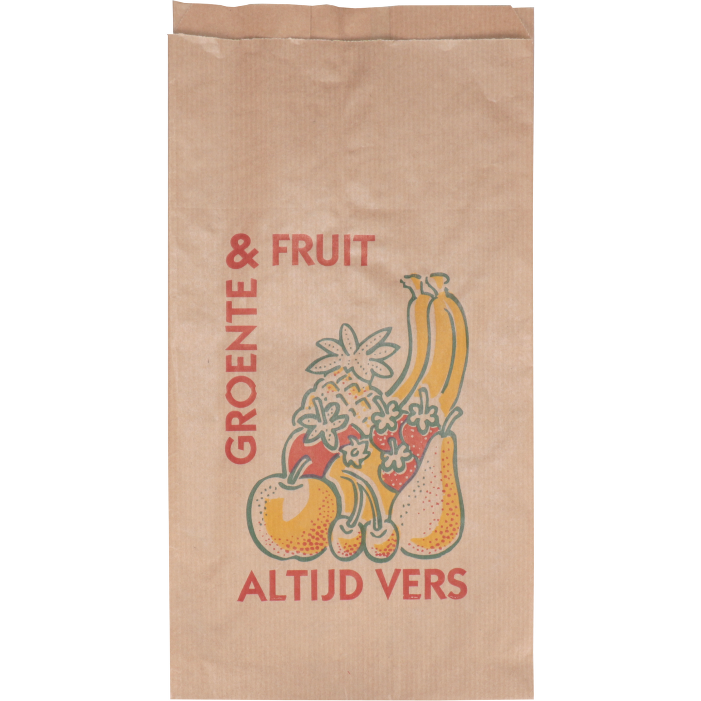 Klika - Bolsa | Bolsa de frutas | Papel | N° 2 | 2 libras | 16/ 10x30,5cm | Siempre fresco | marrón | 10 kilos