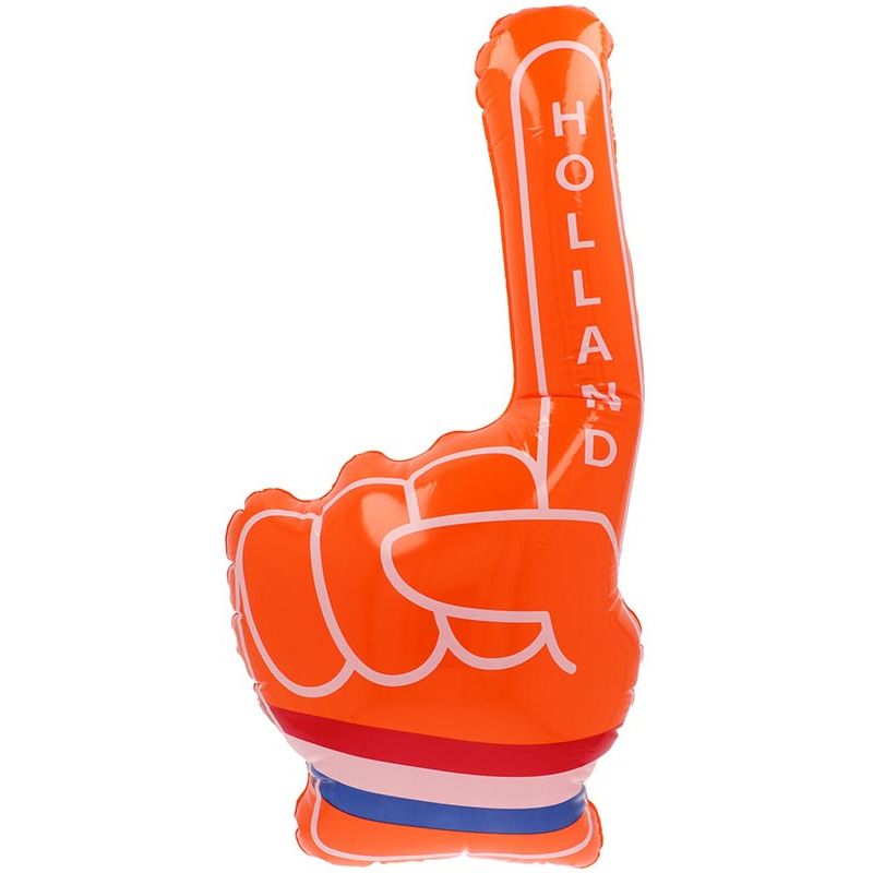 DBV - Oranje hand, opblaasbaar