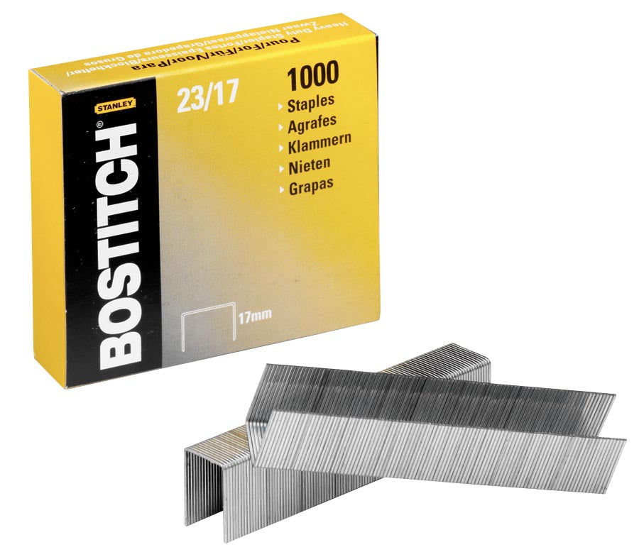 Bostitch - graffe 23-17-1M, 17 mm, zincate, per 00540, HD-23L17, HD-12F
