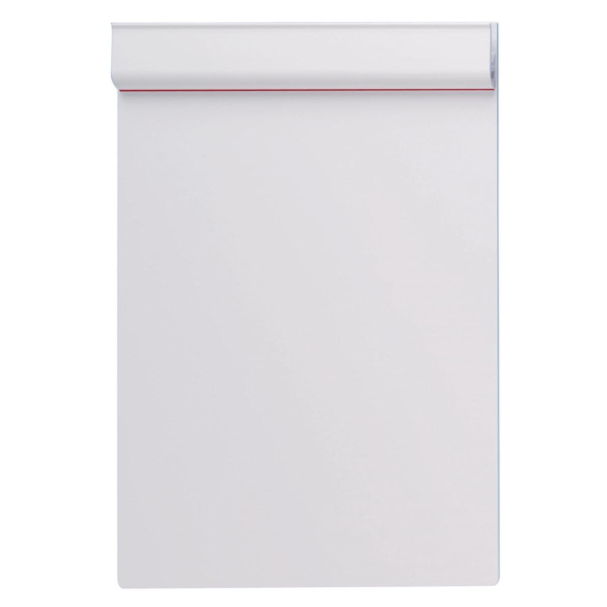 Maul - placa de sujeción Pro irrompible A3 vertical blanca, abrazadera larga