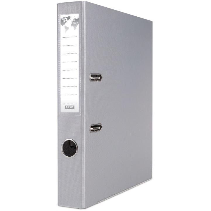 OFFICE products - ordner voor A4, PP, rug van 5 cm, grijs