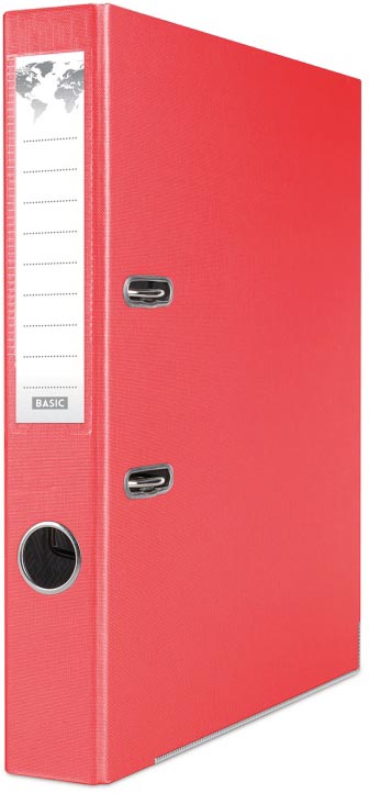 OFFICE products - ordner voor A4, PP, rug van 5 cm, rood