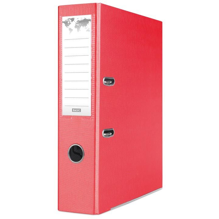 OFFICE products - ordner voor A4, PP, rug van 7,5 cm, rood