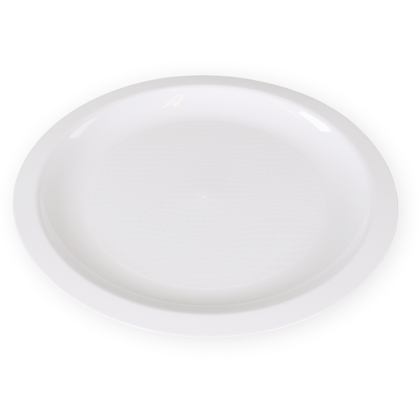 Goldplast - Plate | dessert plate | Use reuse | reusable | round | 1 compartment | pP | Ø18cm | white | 340 pieces
