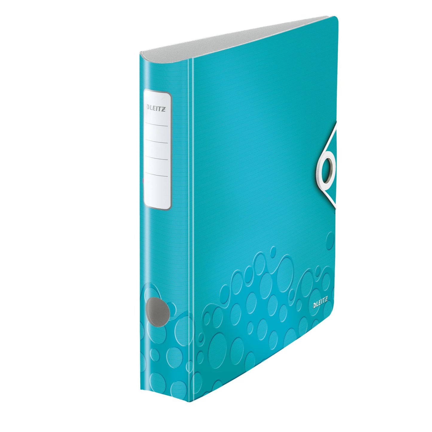 Leitz - Cartella WOW Dorso attivo di 6,5 cm, blu ghiaccio,